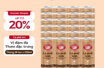 Thùng 24 Lon Cà Phê Sữa Highlands Coffee 235ml