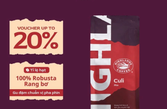 Cafe rang xay Culi Highlands Coffee gói 200g