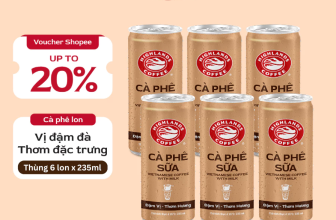Cà phê sữa đóng lon Highlands Coffee – Lốc 6 lon 235ml