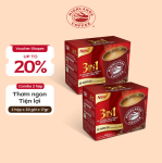 Cà Phê Highlands Coffee 3in1 Hòa Tan hộp 20 Gói x 17gr x 2 Hộp