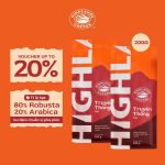 Cà Phê Rang Xay Truyền Thống Highlands Coffee 200GR/gói x2 Gói
